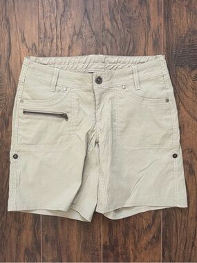 KUHL Size 2 Tan Kliffside Air Rollup Shorts